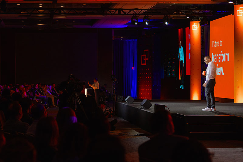 Phil Saunders during Relativity Fest Chicago Keynote 2025