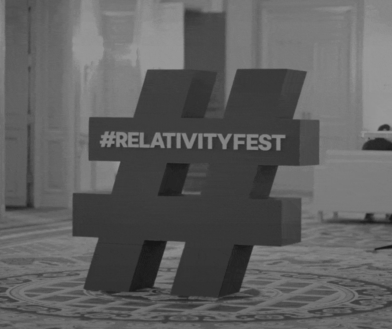 Relativity Fest hashtag