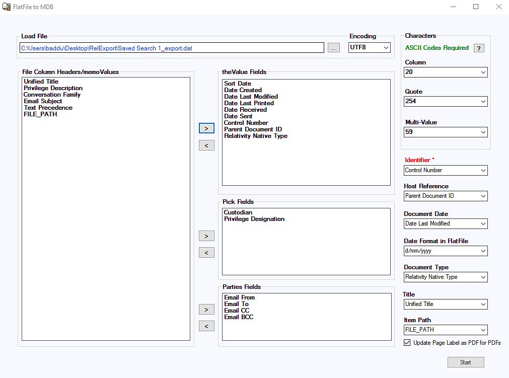 Flat File Viewer by Law In Order Screenshot